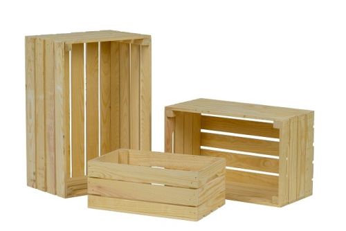 Coffret à lattes - naturel