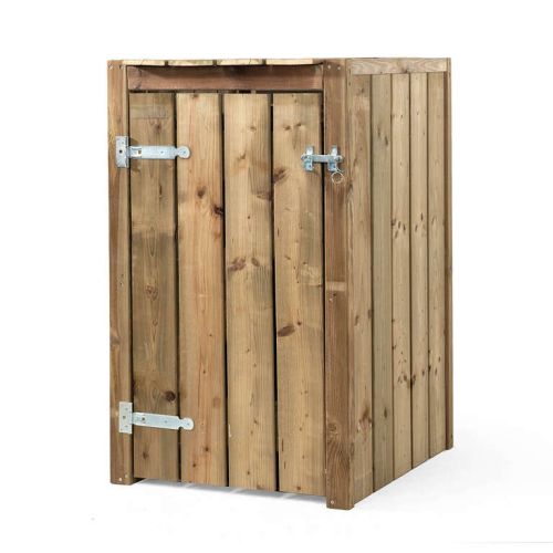 Volente | Mülltonnenverkleidung | Mülltonnenbox Einzel Peter | 73 x 87,5 x 119 cm