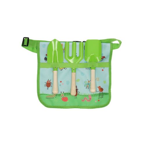 Esschert Design | Ceinture enfant avec outils de jardinage | Insectes | 90 x 25 cm