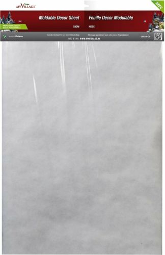 My Village | Feuille de neige modelable | 120 x 100 cm
