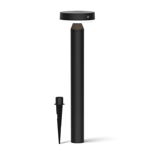Lampe solaire à piquet ZOLUNA Guus | Noir | Ø51,7 x 130 cm