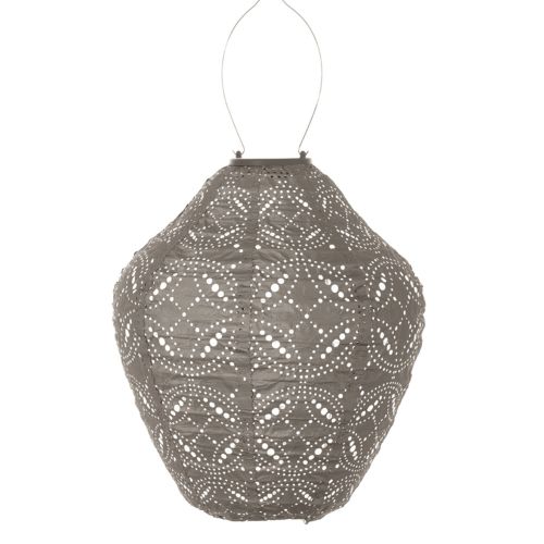 Pot de lampion solaire LUMIZ | Mandela | Taupe | Ø30 cm