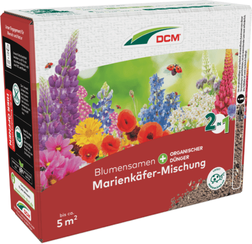 CUXIN DCM | Mélange de graines de fleurs coccinelles | 265 g pour 5 m²