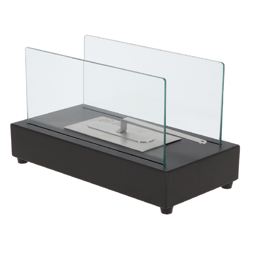 Esschert Design | Foyer de table rectangulaire au bioéthanol | 35 x 18 x 21 cm