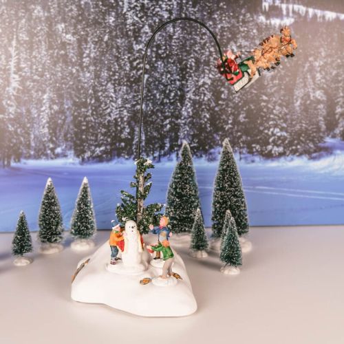 LEMAX Le Père Noël arrive en ville | avec adaptateur 4,5 V