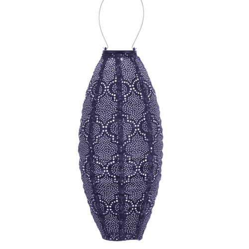 Lampe solaire LUMIZ ovale allongée | Bazaar | Violet foncé | Ø20 cm