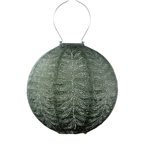 Lanterne solaire ronde LUMIZ | Folia | Verte | Ø30 cm
