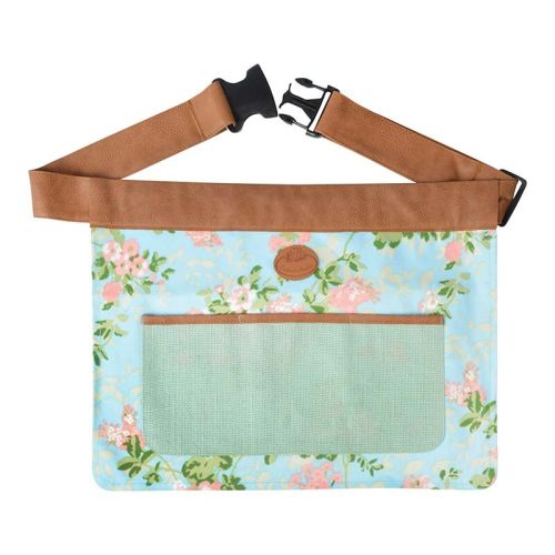 Esschert Design | Ceintures porte-outils de jardin | Jute | Motif rose | 95 x 34 cm
