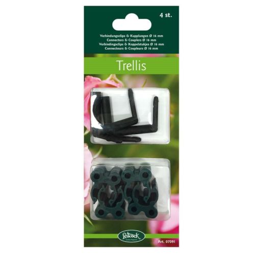 Clips et raccords de connexion | 4 pièces | Paon