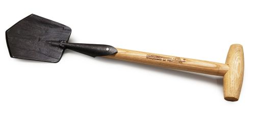 Pelle de camping avec manche en T en frêne (45 cm)