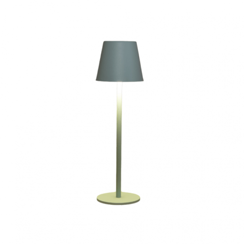 Lampe de table sans fil | 36 x 11 cm | Blanc chaud à intensité variable | Vert jade | Collection Anna
