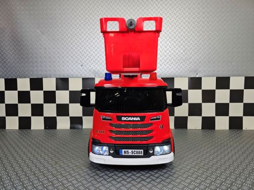 Camion de pompiers Scania électrique 12 volts