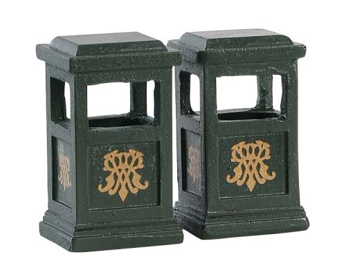 Poubelle verte LEMAX | Lot de 2