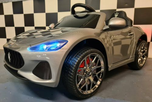 Batterie 12 volts pour voiture enfant Maserati GC Sport Gris Métallisé