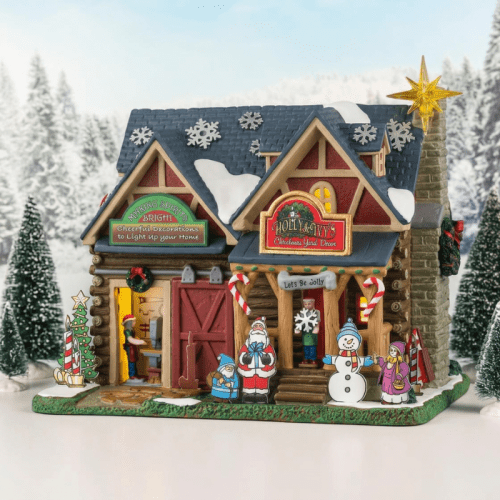 LEMAX | Holly & Ivy's Christmas Yard Decor | avec adaptateur 4,5 V