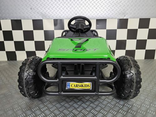 Poussette pour enfants Spark 24 volts verte