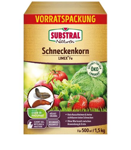Granulés anti-limaces Substral® Naturen® Limex Fe | 1,5 kg