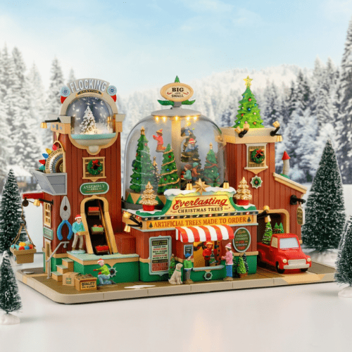 LEMAX | Everlasting Christmas Trees | avec adaptateur 4,5 V