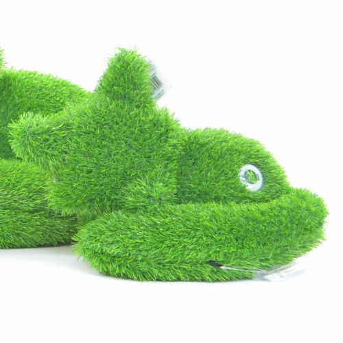 AniPlants | Figurine en herbe « Renard » couché | 31 cm