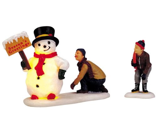 LEMAX Frosty's Friendly Greeting | Lot de 2