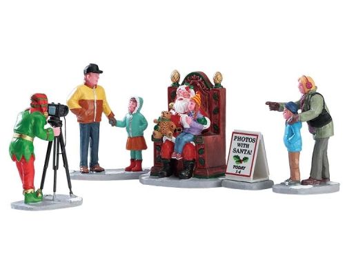 LEMAX Photos avec le Père Noël | Lot de 5