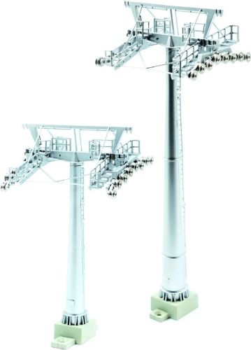 Jägerndorfer | H0 Seilbahn Masten Set | 12 & 16 cm | 1:87