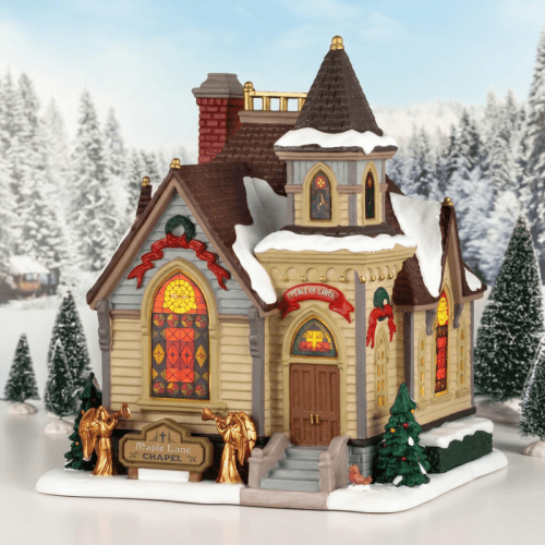 LEMAX | Maple Lane Chapel | avec adaptateur 4,5 V