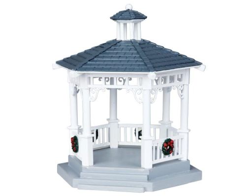 Gazebo en plastique LEMAX avec décorations