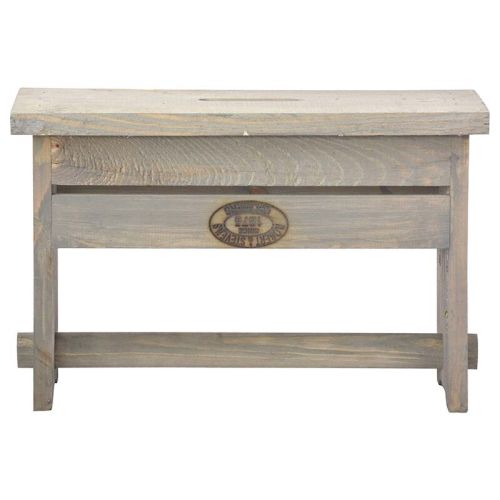 Esschert Design | Coffre à outils et tabouret 2 en 1 | Bois | 39 x 25 x 18 cm