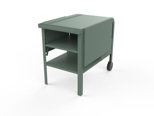 Chariot de table ZiiPa | Eucalyptus Fredda | 87 x 126,5 x 73 cm