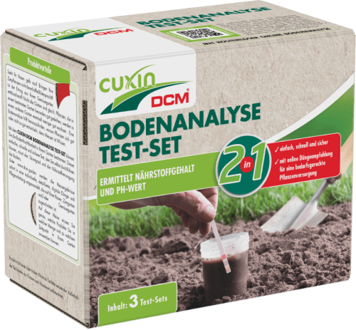 CUXIN DCM | Kit d'analyse des sols | 3 kits