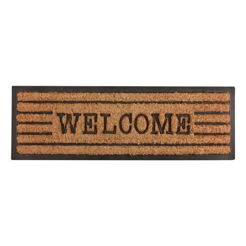 Esschert Design | Paillasson de bienvenue | Caoutchouc et noix de coco | 75 x 25 cm