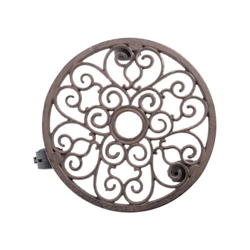 Esschert Design | Chariot à plantes | Fonte | S | Ø29 x H 7 cm