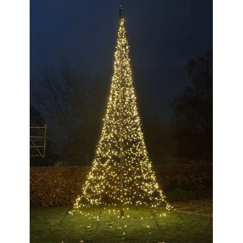 Sapin de Noël Fairybell | 600 cm | 2000 LED | Blanc chaud