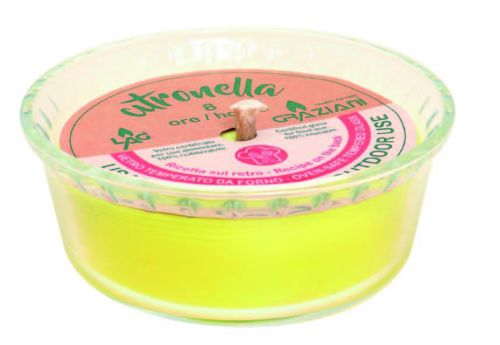 Bougie parfumée à la citronnelle | Fiamma Soufflé | Ø 15 cm | Durée de combustion : 12 h