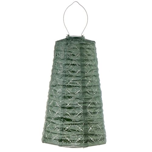 Abat-jour pour lanterne solaire LUMIZ | Mandela | Vert sauge | D28 H43 cm