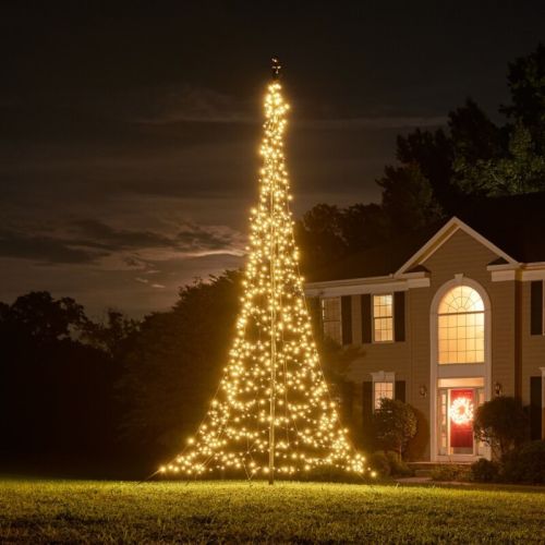 Sapin de Noël Fairybell | 600 cm | 900 LED | Blanc chaud
