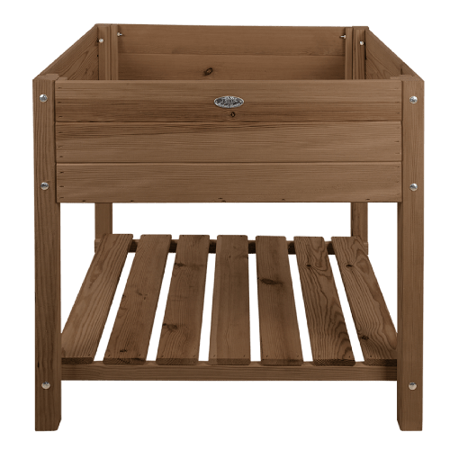Esschert Design | Jardinière surélevée, marron, XL | Bois de pin | 80 x 80 x 78 cm