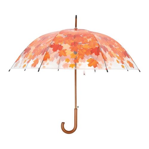 Esschert Design | Parasol transparent | Toile Oranger | Ø95 cm