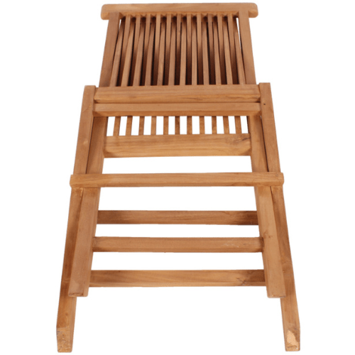 DekoVries | Woodie Klappstuhl Teak | 2er-Set