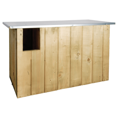 Esschert Design | Nichoir à chouette effraie | Bois et zinc | 85 x 39 x 44 cm