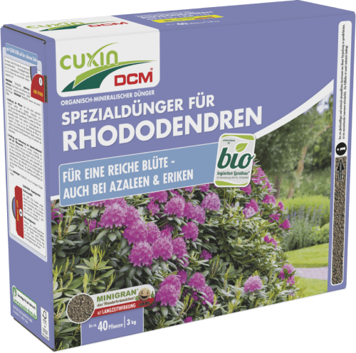CUXIN DCM | Engrais spécial pour rhododendrons | 3 kg pour 40 plants