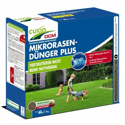 CUXIN DCM | Engrais micro pour gazon Plus | 3 kg pour 60 m²