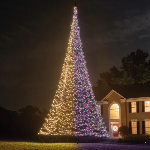 Interrupteur lumineux Fairybell | 1000 cm | 8000 LED | Blanc chaud et multicolore