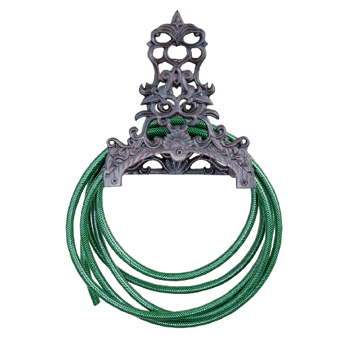 Esschert Design | Porte-tuyau classique | Brun antique | 25 x 16 x 29 cm
