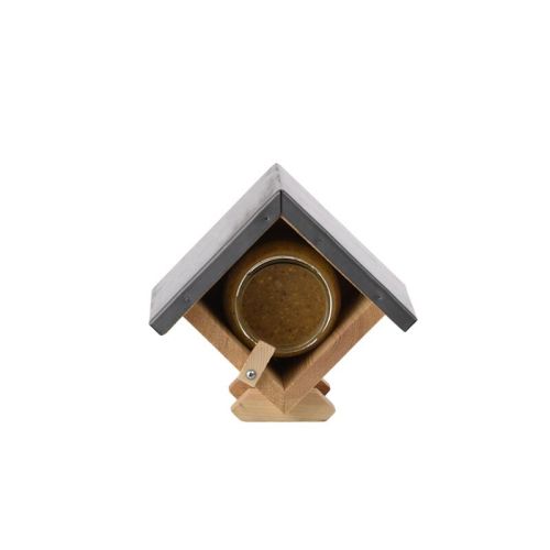 Esschert Design | Maison au beurre de cacahuète | Bois | 18 x 16 x 13 cm