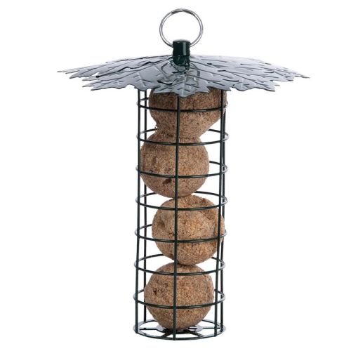 Esschert Design | Mangeoire à boules de graisse | Verte | Ø19 x H 25 cm