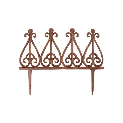 Clôture décorative de jardin Esschert Design | Fonte | 40 x 30 cm