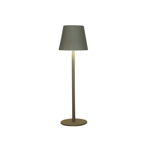 Lampe de table sans fil | 36 x 11 cm | Blanc chaud à intensité variable | Olive mat | Collection Anna