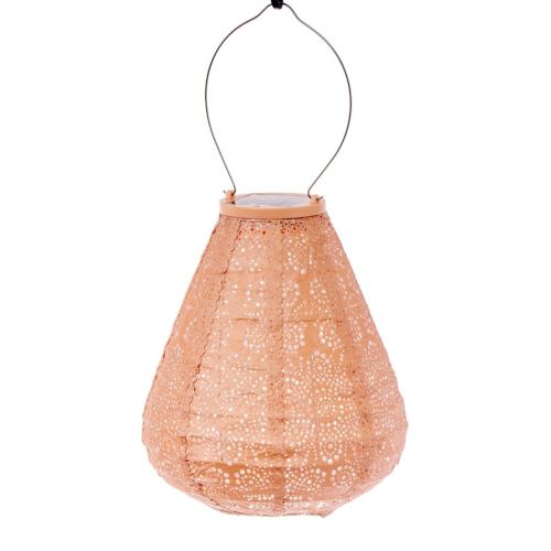 Lanterne solaire LUMIZ tulipe | Fiore | Abricot | D20 H22,5 cm